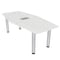 Skutchi Designs 33.5 in W, 59.5 in L, 29 in H, Engineered Wood Top, White H-HEXIR-3460PT-WC-EL - alternate 1
